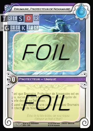 Brumaire, Protecteur de Novamaire FOIL [Bonta & Brâkmar 318/320 WAKFU]