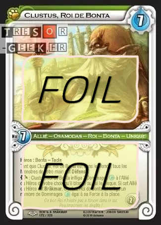 Clustus, Roi de Bonta FOIL [Bonta & Brâkmar 172/320 WAKFU]