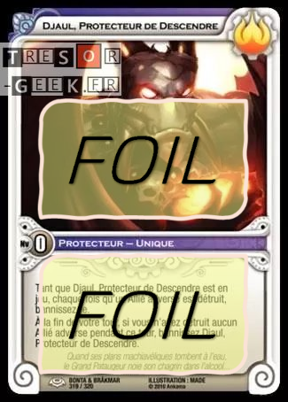Djaul, Protecteur de Descendre FOIL [Bonta & Brâkmar 319/320 WAKFU]