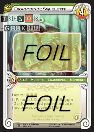 Dragodinde Squelette FOIL [Bonta & Brâkmar 130/320 WAKFU]