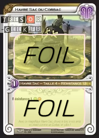 Havre Sac du Corbac FOIL [Bonta & Brâkmar 13/320 WAKFU]