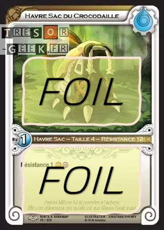 Havre Sac du Crocodaille FOIL [Bonta & Brâkmar 16/320 WAKFU]