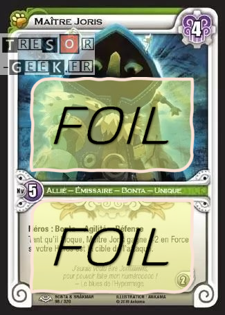Maître Joris FOIL [Bonta & Brâkmar 98/320 WAKFU]