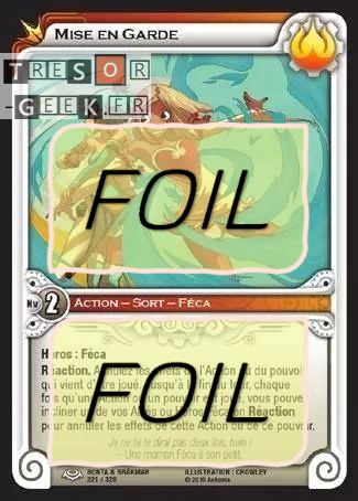 Mise en Garde FOIL [Bonta & Brâkmar 221/320 WAKFU]