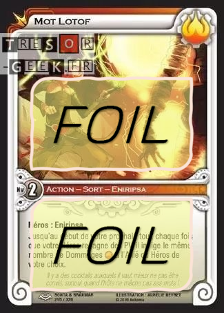 Mot Lotof FOIL [Bonta & Brâkmar 215/320 WAKFU]