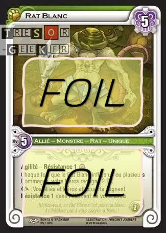 Rat Blanc FOIL [Bonta & Brâkmar 95/320 WAKFU]