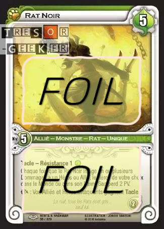 Rat Noir FOIL [Bonta & Brâkmar 58/320 WAKFU]