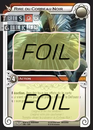 Rire du Corbeau Noir FOIL [Bonta & Brâkmar 196/320 WAKFU]