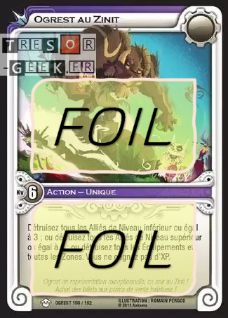 Ogrest au Zinit FOIL [Ogrest 159/162 WAKFU]