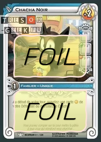 Chacha Noir FOIL [Dofus Collection 92/100 WAKFU]