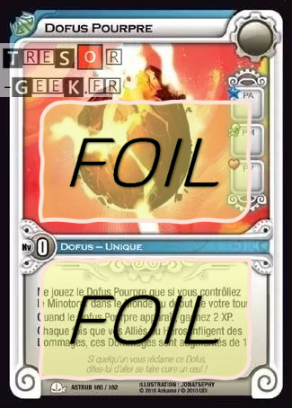 Dofus Pourpre FOIL [Dofus Collection 97/100 WAKFU]