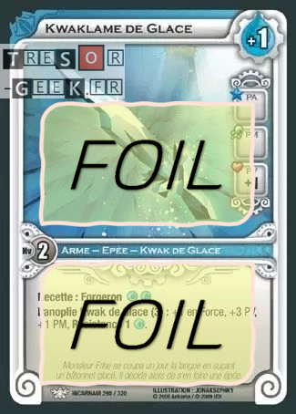Kwaklame de Glace FOIL [Dofus Collection 84/100 WAKFU]