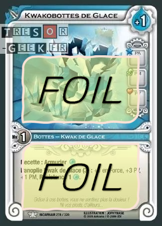 Kwakobottes de Glace FOIL [Dofus Collection 83/100 WAKFU]