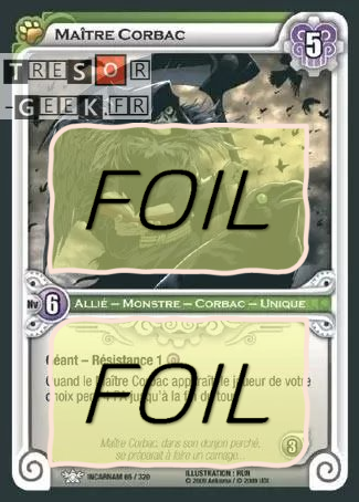 Maître Corbac FOIL [Dofus Collection 26/100 WAKFU]