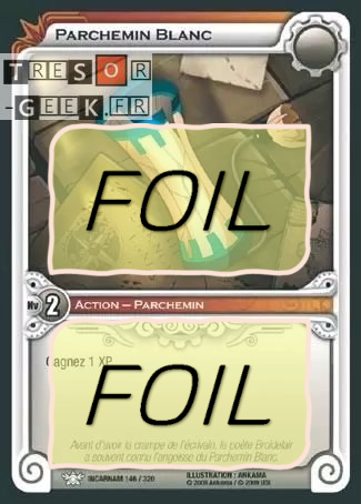 Parchemin Blanc FOIL [Dofus Collection 73/100 WAKFU]