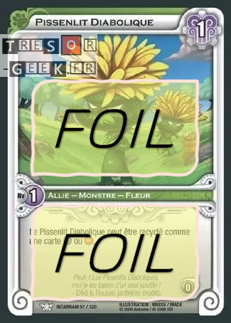 Pissenlit Diabolique FOIL [Dofus Collection 20/100 WAKFU]