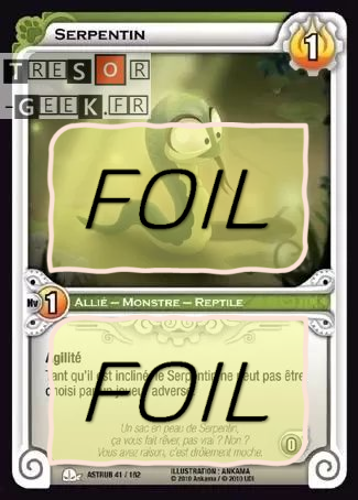 Serpentin FOIL [Dofus Collection 29/100 WAKFU]