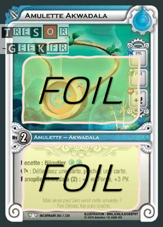 Amulette Akwadala FOIL [Incarnam 302/320 WAKFU]