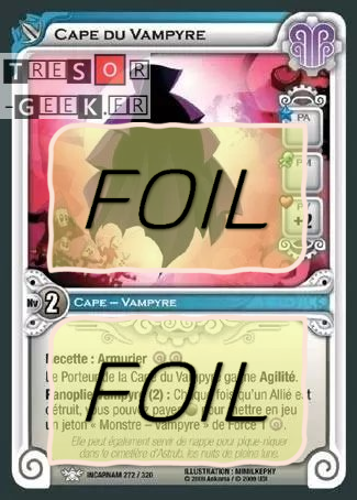 Cape du Vampyre FOIL [Incarnam 272/320 WAKFU]