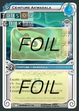 Ceinture Akwadala FOIL [Incarnam 276/320 WAKFU]