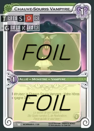 Chauve-Souris Vampyre FOIL [Incarnam 61/320 WAKFU]
