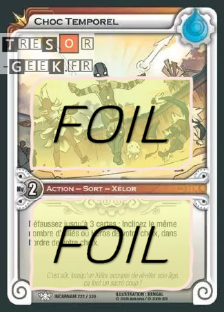 Choc Temporel FOIL [Incarnam 222/320 WAKFU]