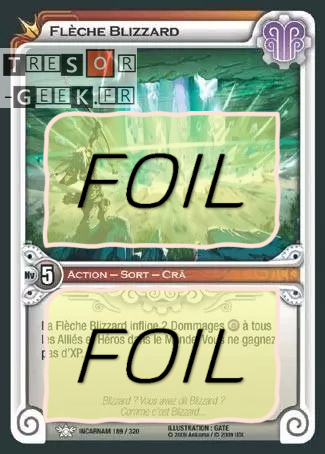 Flèche Blizzard FOIL [Incarnam 189/320 WAKFU]