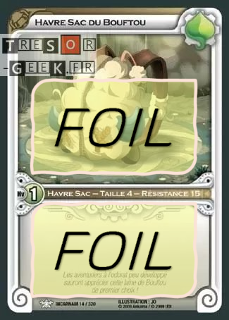 Havre Sac du Bouftou FOIL [Incarnam 14/320 WAKFU]