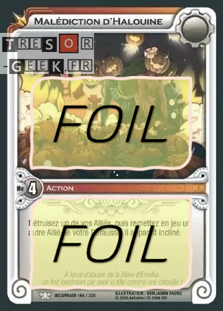 Malédiction d'Halouine FOIL [Incarnam 164/320 WAKFU]