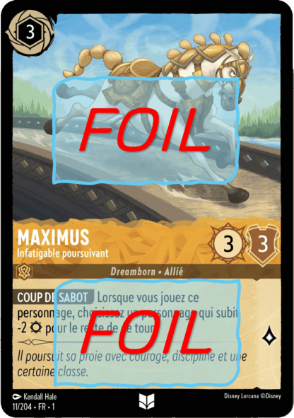 Maximus - Infatigable poursuivant FOIL [11/204 FR 1]