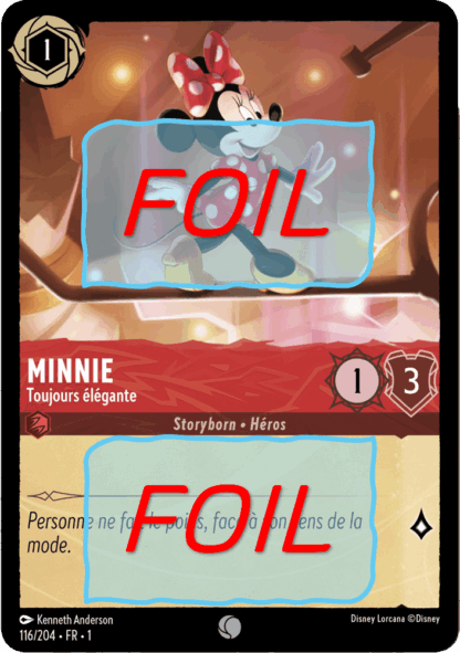 Minnie Mouse - Toujours élégante FOIL [116/204 FR 1]