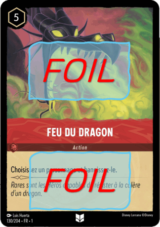 Feu du Dragon FOIL [130/204 FR 1]