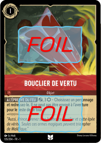 Bouclier de Vertu FOIL [135/204 FR 1]