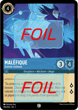 Maléfique - Sinistre visiteuse FOIL [150/204 FR 1]