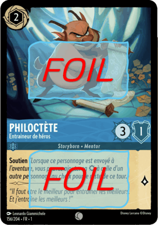 Philoctète - Entraineur de héros FOIL [156/204 FR 1]