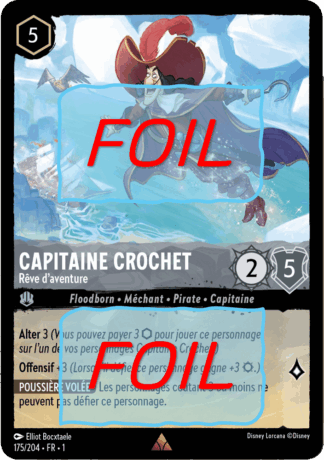 Capitaine Crochet - Rêve d'aventure FOIL [175/204 FR 1]