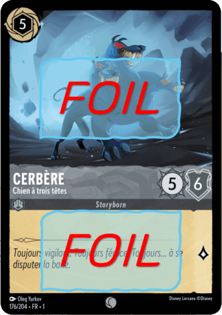 Cerbère - Chien à trois têtes FOIL [176/204 FR 1]