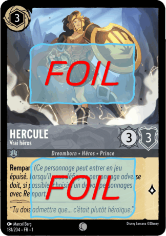 Hercule - Vrai Héros FOIL [181/204 FR 1]