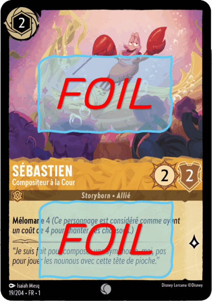 Sébastien - Compositeur à la Cour FOIL [19/204 FR 1]