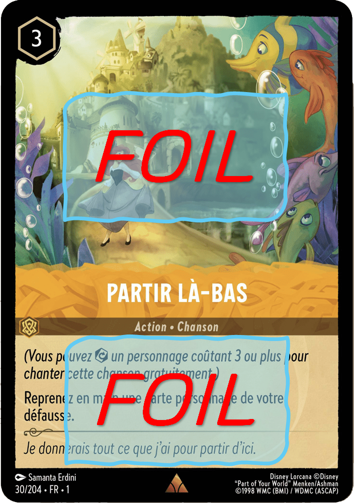 Partir là-bas FOIL [30/204 FR 1]
