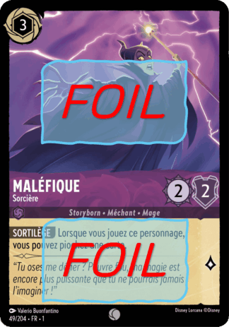 Maléfique - Sorcière FOIL [49/204 FR 1]