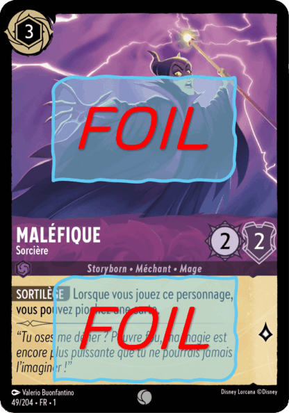 Maléfique - Sorcière FOIL [49/204 FR 1]