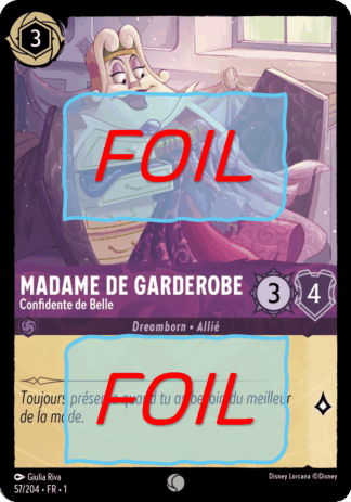 Madame de Garderobe - Confidente de Belle FOIL [57/204 FR 1]