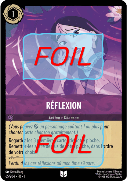 Réflexion FOIL [65/204 FR 1]