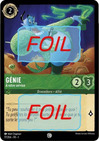 Génie - À votre service FOIL [77/204 FR 1]
