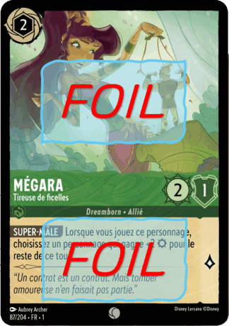 Mégara - Tireuse de ficelles FOIL [87/204 FR 1]