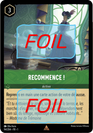 Recommence ! FOIL [94/204 FR 1]