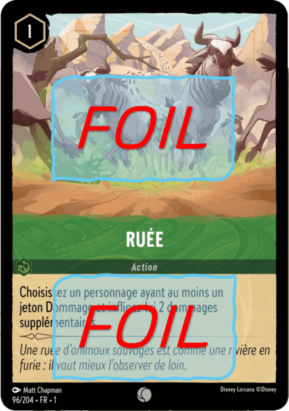Ruée FOIL [96/204 FR 1]