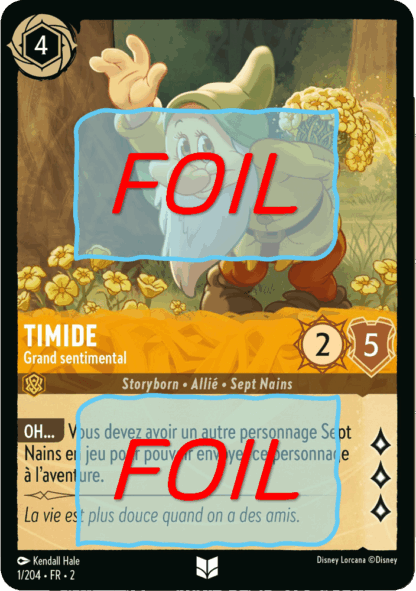 Timide - Grand sentimental FOIL [1/204 FR 2]