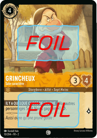 Grincheux - Sale caractère FOIL [10/204 FR 2]